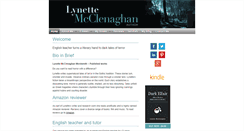 Desktop Screenshot of lynettemcclenaghanauthor.com